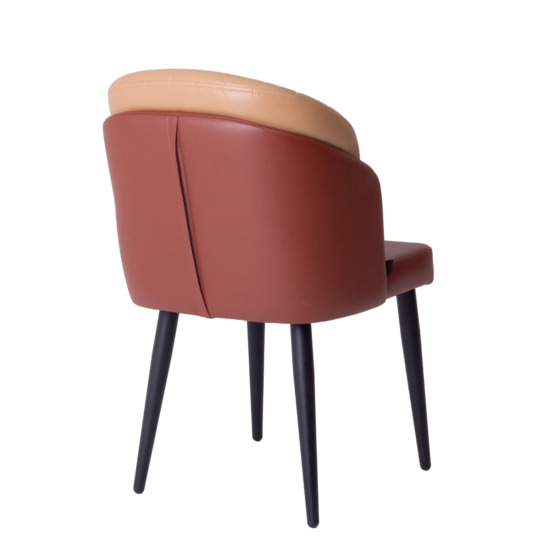 Lily half-seat, BOOM leatherette, metal legs - photo 3