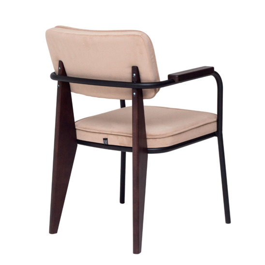 Mix chair, beige velour - photo 4