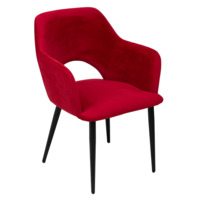 Product photo Aqua chair, black legs, red velour x2 from the manufacturer ChiedoCover, product picture, real product photo