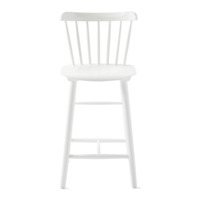 Product photo Tucker semi-legendary chair, white wooden from the ChiedoCover company.