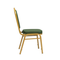 Product photo Chair Hit 25mm - gold, green crown from the ChiedoCover company.