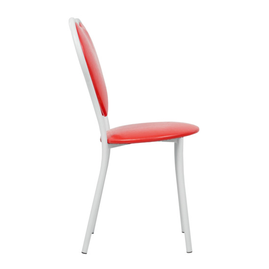 Heart chair, eco-leather Astor 670 red - photo 2