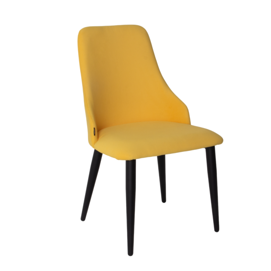 Aer chair, velour Velutto 40, metal 40*20 RAL 9005 - photo 1