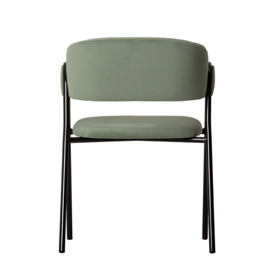 Gabbana chair, Newtone kiwi velour, metal frame - photo 5