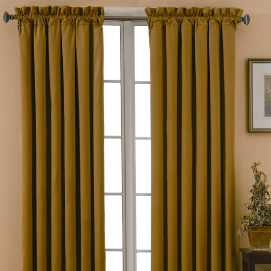 Blackout Linen Curtains - photo 1