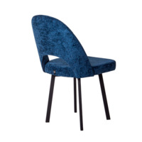 Product photo  Mallin chair, chenille Rialto 13, swivel base black moire from the ChiedoCover company.