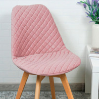 Product photo Frankfurt chair cover, small diamond, dusty rose from the manufacturer ChiedoCover, product picture, real product photo