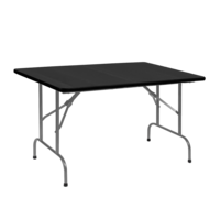 Product photo Table Leader 1, 1200x600, black, silver, without bumpers from the manufacturer ChiedoCover, product picture, real product photo