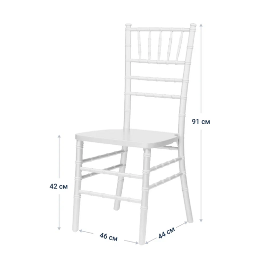 Chiavari chair, White, wooden - photo 5