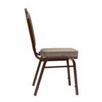 Product photo Brown chair 25mm - brown, velour brown from the ChiedoCover company.