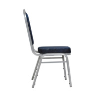 Product photo Chair Hit 25mm - silver, blue crown from the ChiedoCover company.