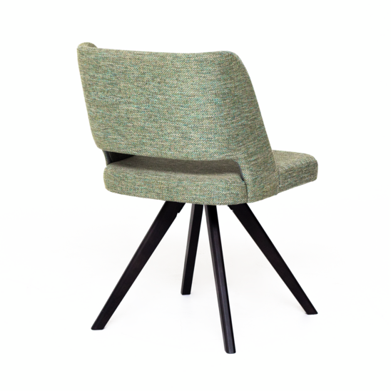 Fill chair, green matting, beech legs - photo 4