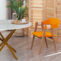 Product photo Dolce half-seat, Velour orange  from the ChiedoCover company.