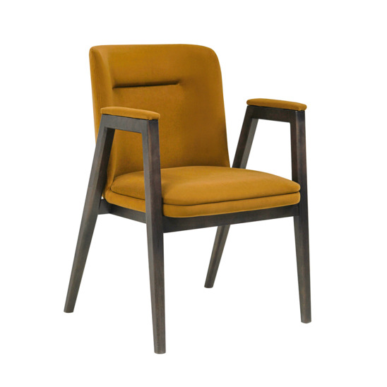 Bali chair, velour ginger 008, stain wenge - photo 1