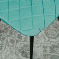 Product photo Chair cover with CHILLY backrest, turquoise from the ChiedoCover company.