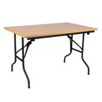 Product photo Table Leader 2, 1800x800, beech, black, PVC edge from the manufacturer ChiedoCover, product picture, real product photo