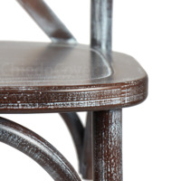Product photo Crossback chair, wenge, white patina from the ChiedoCover company.