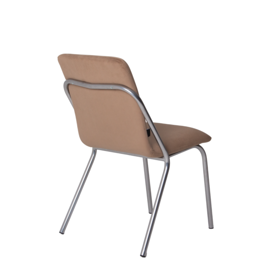 Valeria's chair, velour Velutto 21, legs chrome - photo 4