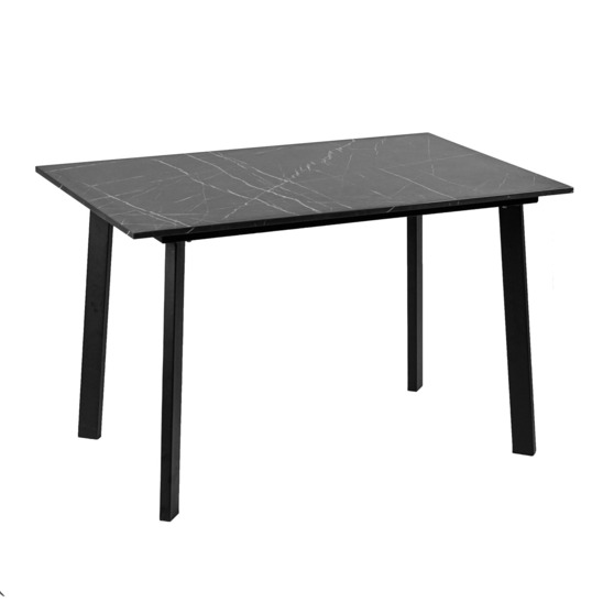 Collapsible table 1200*800, HPL Stone Pietra Grigio black - photo 1