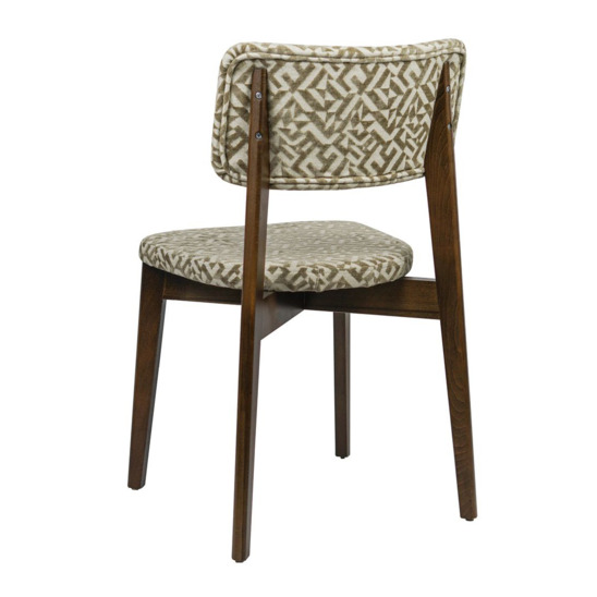 Topas chair, Elegancia beige/ antique walnut - photo 3