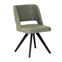 Product photo Fill chair, green matting, beech legs from the manufacturer ChiedoCover, product picture, real product photo