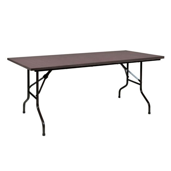 Leader 2 table, 2700*900, wenge, black, PVC edge - photo 1