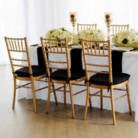 Product photo Chiavari chair cushion 01, 2 cm, black from the ChiedoCover company.