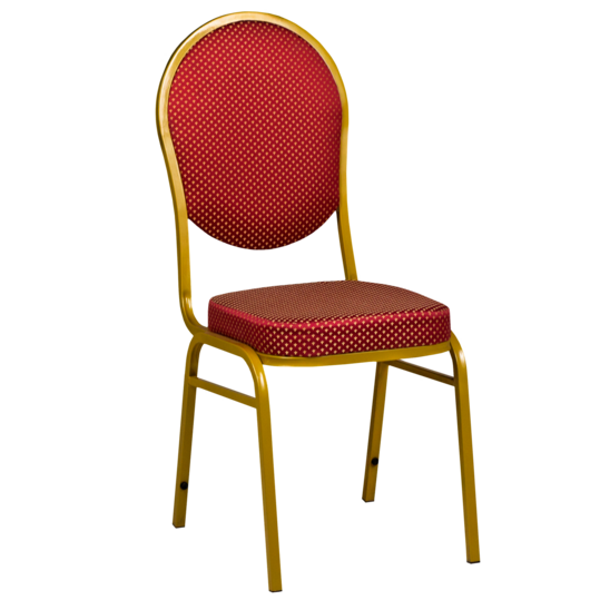 20mm Queen Chair - gold, red crown - photo 1