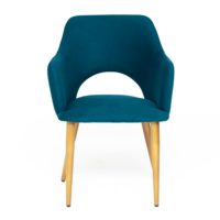 Product photo Aqua chair, blue velour from the ChiedoCover company.