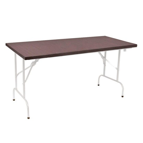 Table Leader 1, 1500*800, wenge, white, PVC edge - photo 1