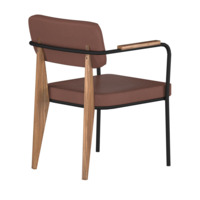 Product photo Mix chair, brown leatherette from the ChiedoCover company.