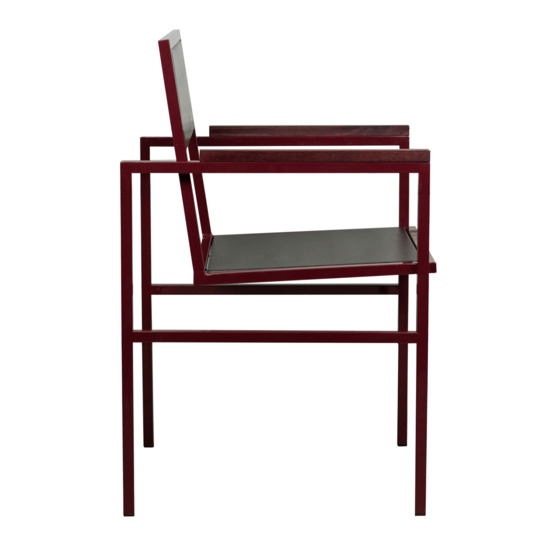 Loft 11 chair with armrests, mahogany frame - photo 4