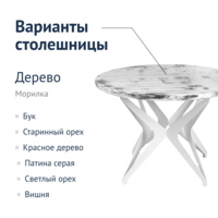 Product photo Voltaire table d1200, patina from the ChiedoCover company.