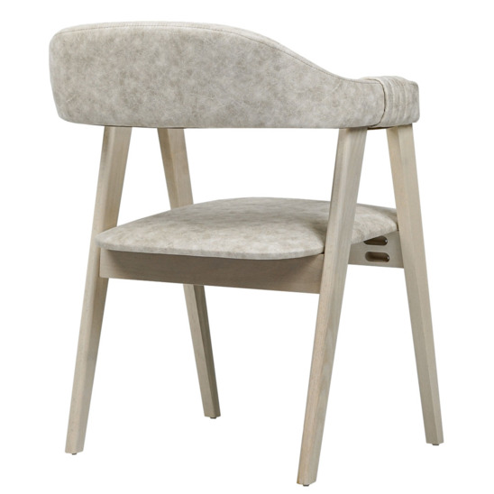 Dolche half-seat, Shanegreen latte suede, white organic - photo 5