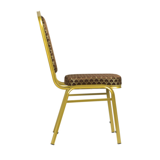 Chair Hit 25mm - gold, dark brown arsh - photo 2