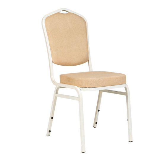 Hit 20mm chair - antique gold on white, beige matting - photo 1