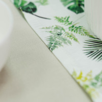 Product photo Dining set 3, linen/ spring green from the ChiedoCover company.