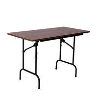 Product photo Table Leader 1, 1200x600 , ash shimo dark, frame black from the manufacturer ChiedoCover, product picture, real product photo