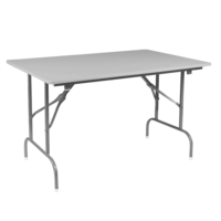 Product photo Table Leader 1, grey, frame - silver from the manufacturer ChiedoCover, product picture, real product photo