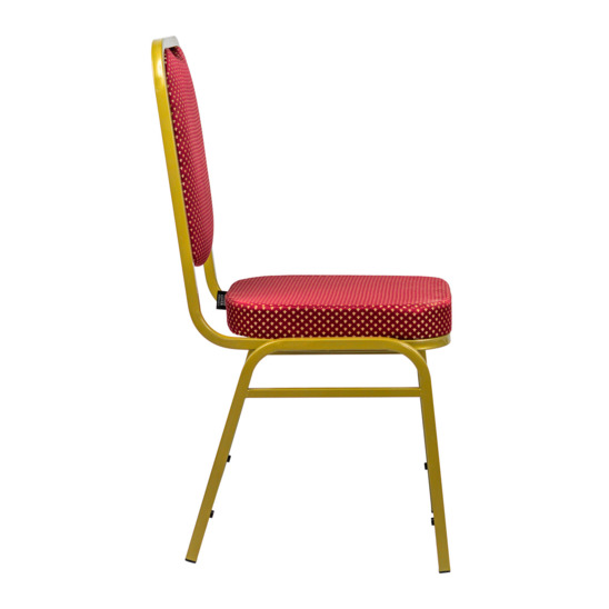 Dallas chair, gold, red crown - photo 2