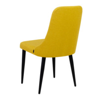 Product photo Kongsberg chair, mustard yellow, metal legs from the ChiedoCover company.