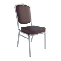 Product photo Chair Hit 20, eco-leather, brown, silver from the manufacturer ChiedoCover, product picture, real product photo