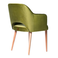 Product photo Rose chair, olive, legs - lacquer from the ChiedoCover company.