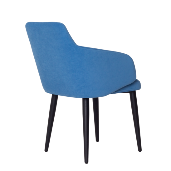 Fresh chair, velour Teddy 931, metal legs RAL 9005 - photo 4