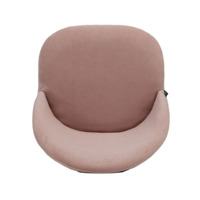 Product photo Solar chair, black legs, pink velour from the ChiedoCover company.