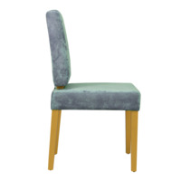 Product photo Amiens blue corduroy chair from the ChiedoCover company.