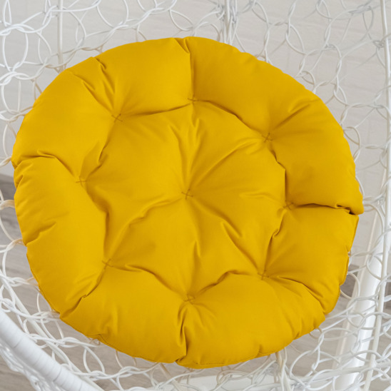 Garden swing cushion, yellow - photo 2