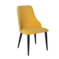 Product photo Aer chair, velour Velutto 40, metal 40*20 RAL 9005 from the manufacturer ChiedoCover, product picture, real product photo