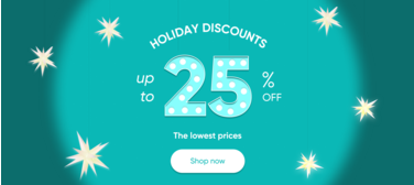 ChiedoCover Company banner Holiday discounts