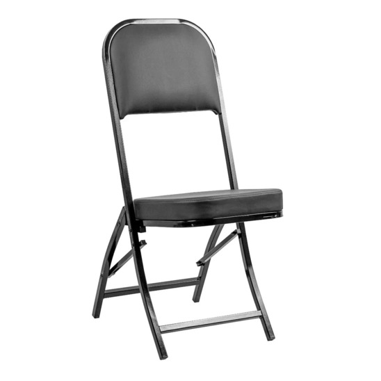 Chair Forest 20mm, black, black eco-leather - photo 1